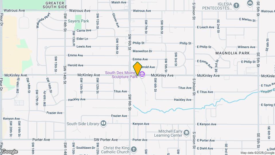 808 McKinley Ave Map and Location Details