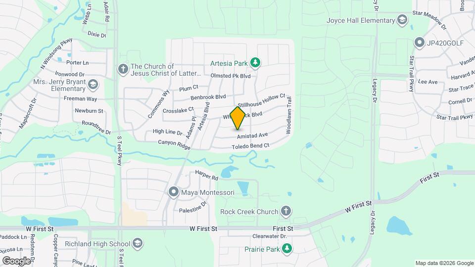 16409 Amistad Ave Map and Location Details