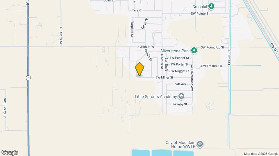 1725 SW Miner St Mapa y Detalles de la Ubicación