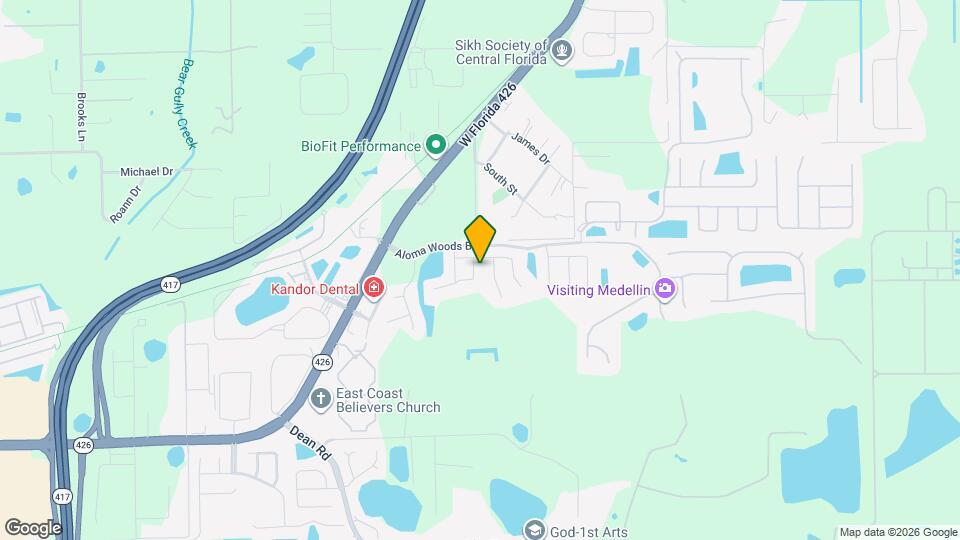 2937 Cedar Gln Pl Map and Location Details