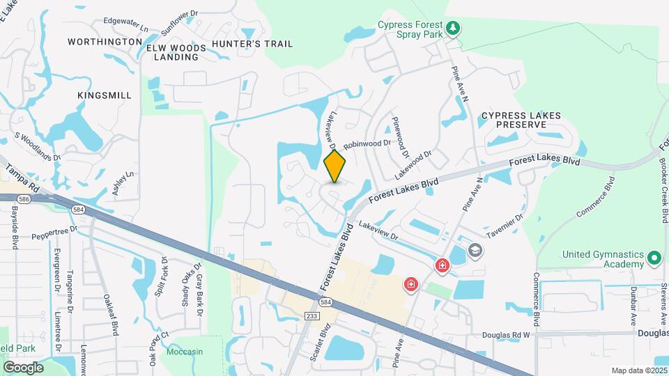 327 Lake Placid Ct Mapa y Detalles de la Ubicación