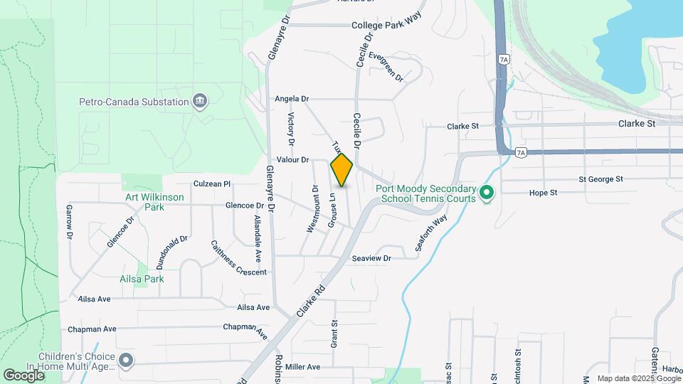 1021 Tuxedo Dr Map and Location Details