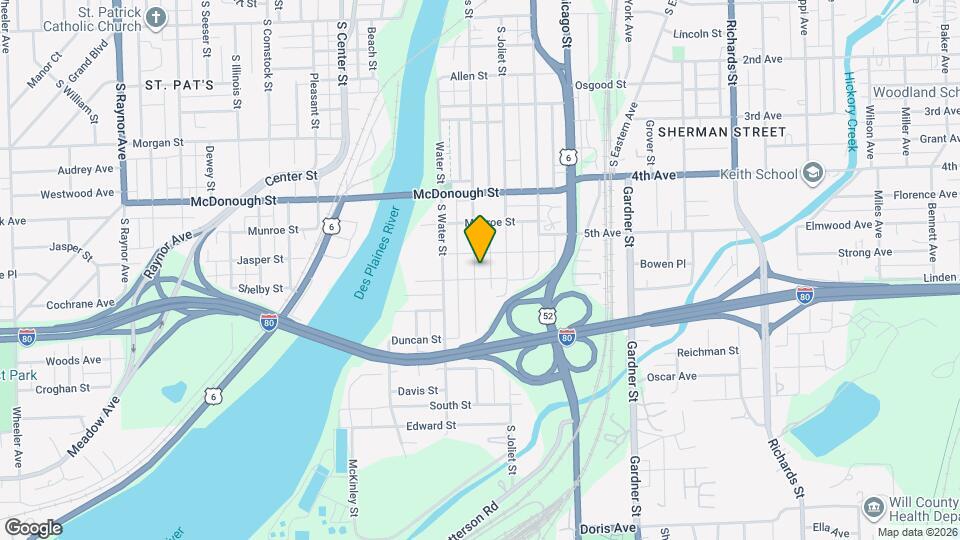 508 S Des Plaines St Map and Location Details