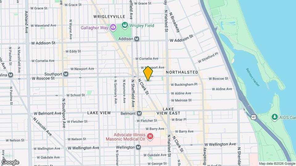 870 W Buckingham Pl, Unit M08H Map and Location Details