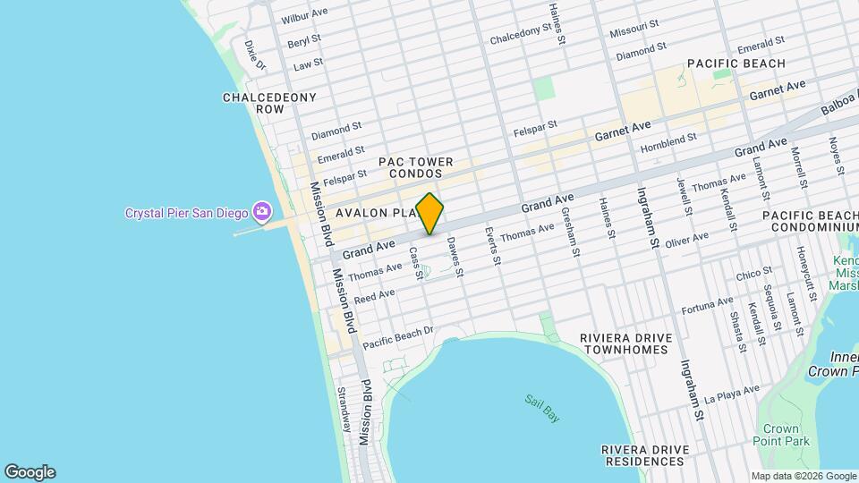 1033 Grand Ave, Unit Grand Ave Mapa y Detalles de la Ubicación