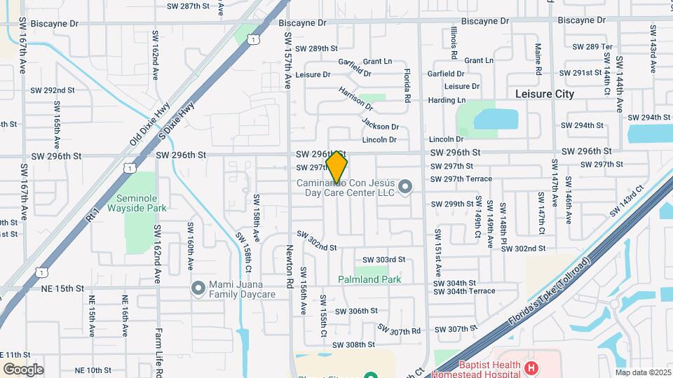 15435 SW 298th Terrace Map and Location Details