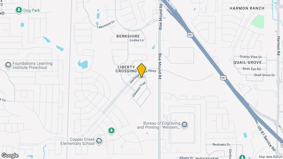 9344 Comanche Ridge Dr Map and Location Details