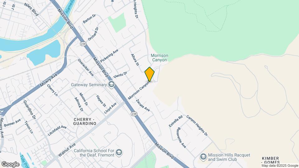 365 Morrison Canyon Rd Map and Location Details