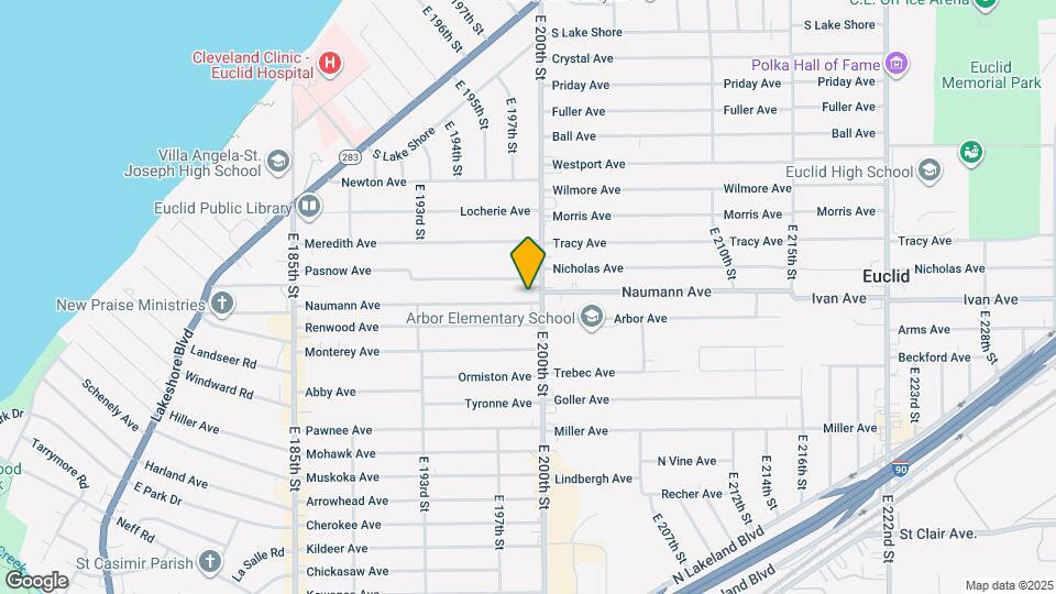19901 Naumann Ave Map and Location Details