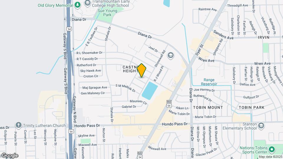 4717 G V Underwood Dr Map and Location Details