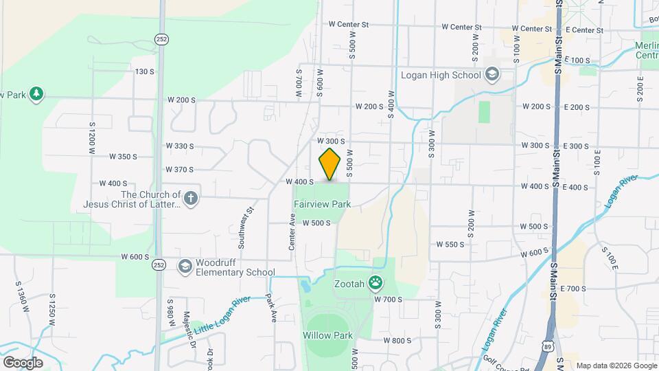 544 W 400 S Map and Location Details