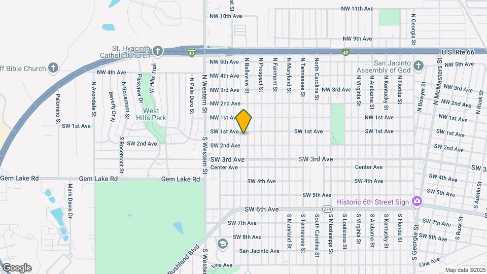 104 S Belleview St Map and Location Details