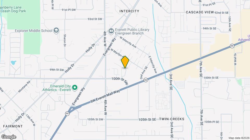 9920 1st Pl W Map and Location Details