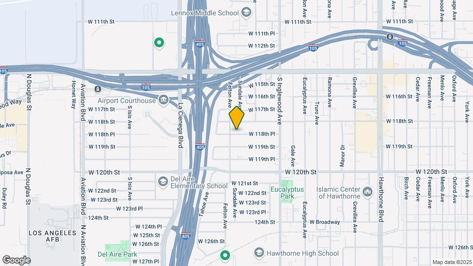 4945 W 118th Pl Map and Location Details
