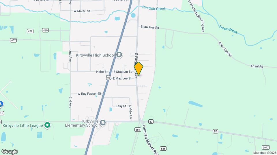 1410 S Elizabeth Ave Map and Location Details