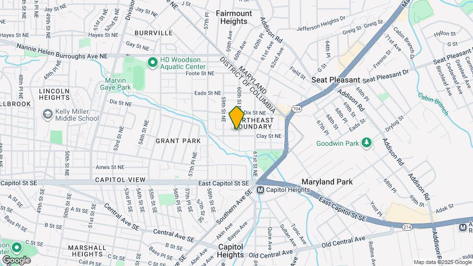 5920 Clay St NE Map and Location Details