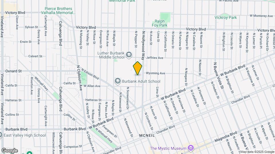 1632 N Pepper St Map and Location Details