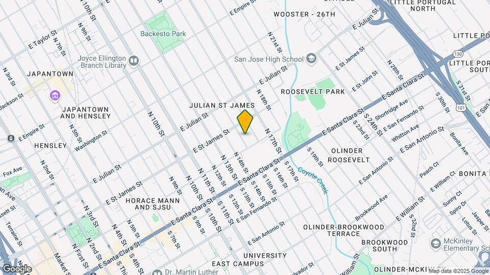 142 N 15th St Map and Location Details