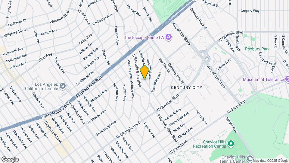 1957 Benecia Ave Map and Location Details