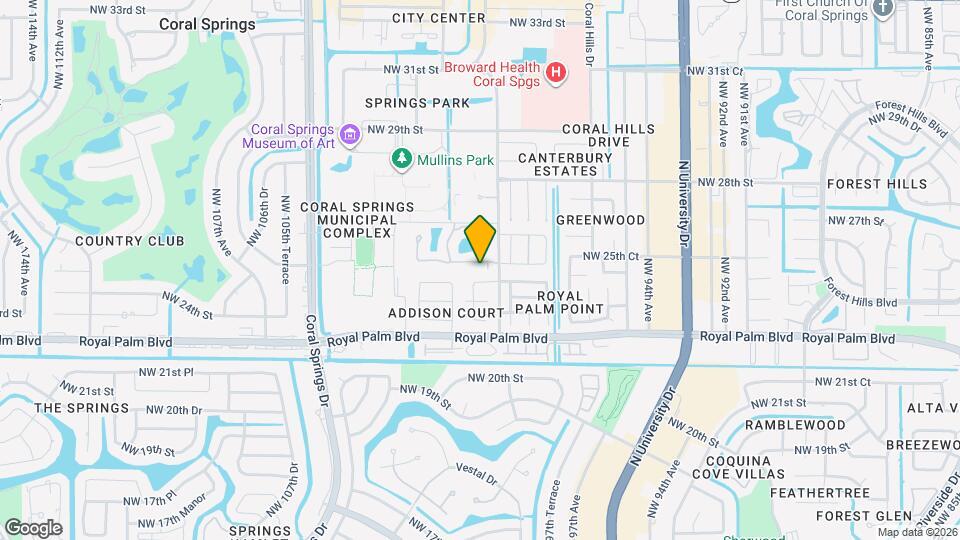 2501 NW 99th Ave Map and Location Details