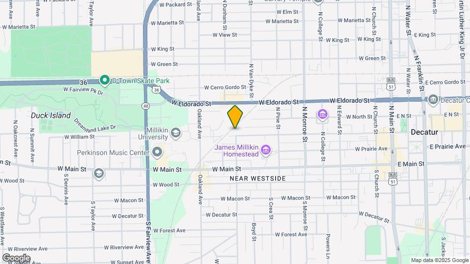 980 W William St Map and Location Details