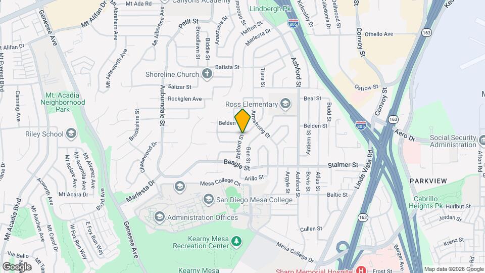 1511 Acheson St Map and Location Details