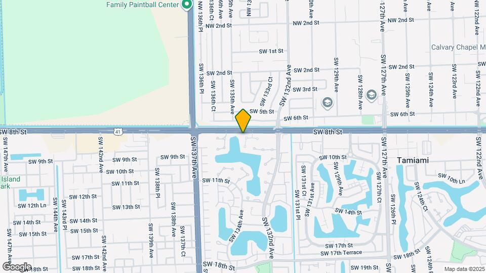 13439 SW 8th Ln Mapa y Detalles de la Ubicación