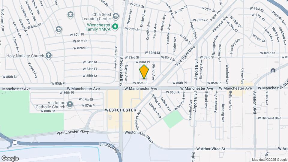 8509 Croydon Ave Map and Location Details