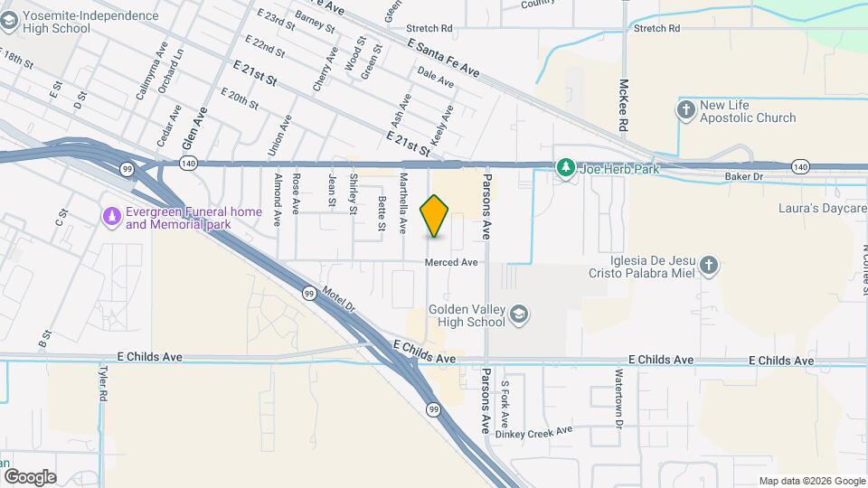 1820 Carol Ave Mapa y Detalles de la Ubicación