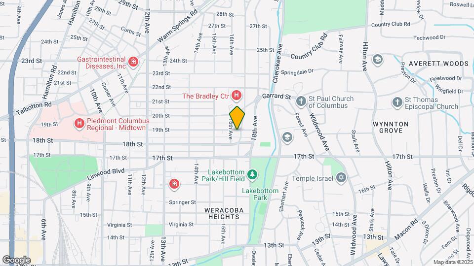 1821 17th Ave Mapa y Detalles de la Ubicación