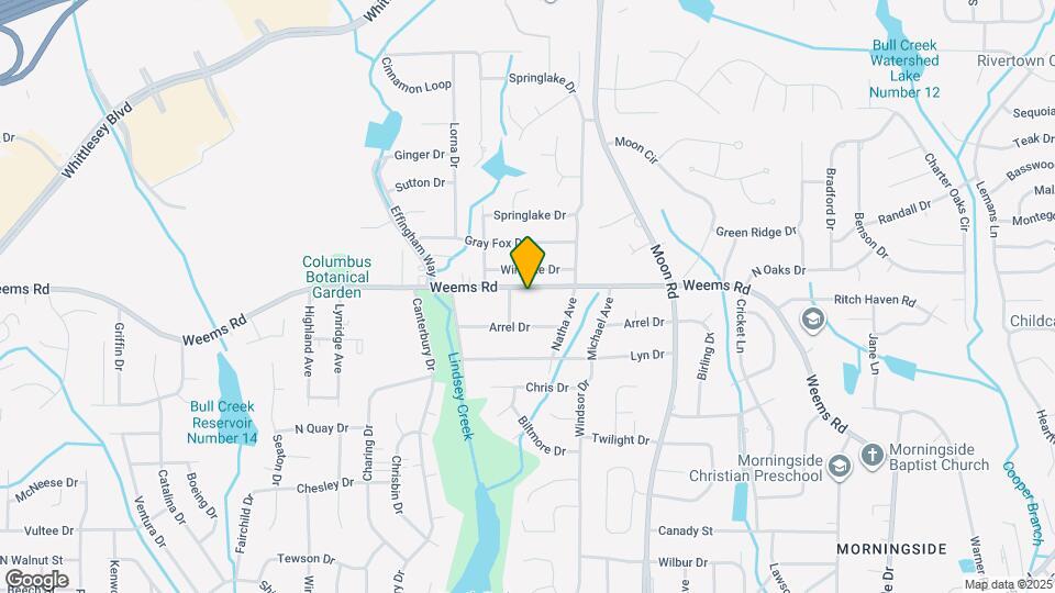 3646 Weems Rd Map and Location Details