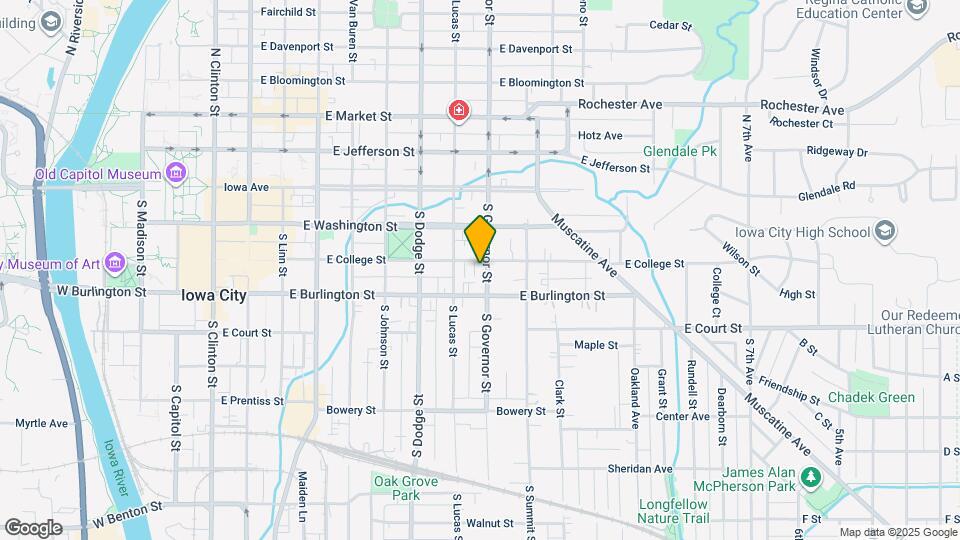 831 E College St Map and Location Details