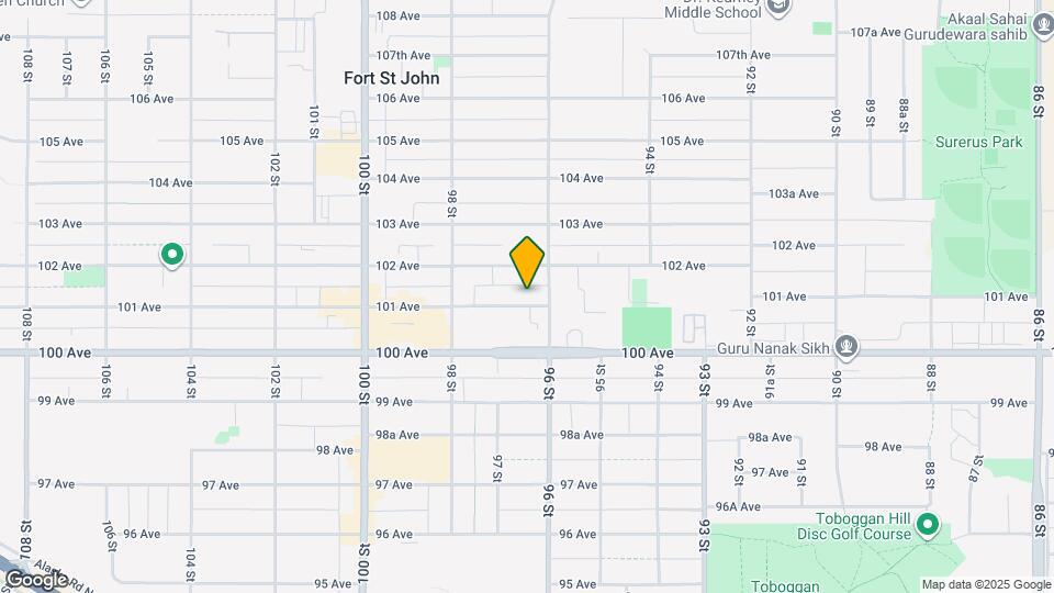 9618-9101 101 Ave Map and Location Details