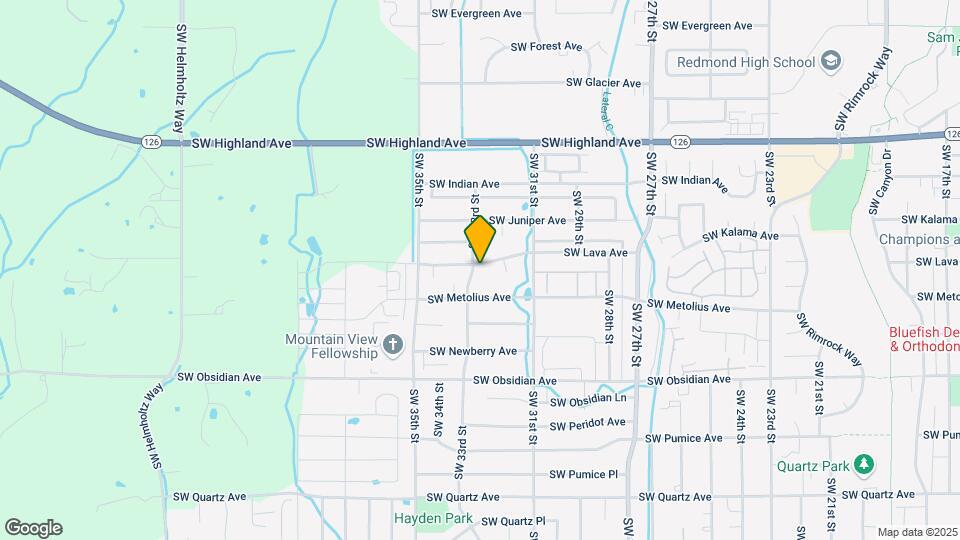 1204 SW 33rd St Map and Location Details