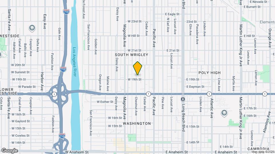 1920 Chestnut Ave Map and Location Details