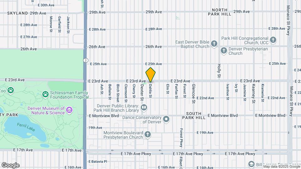 2277-2281 Dahlia St Map and Location Details