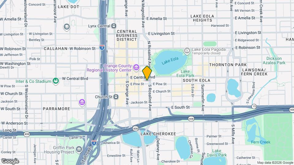 125 E Pine St Map and Location Details