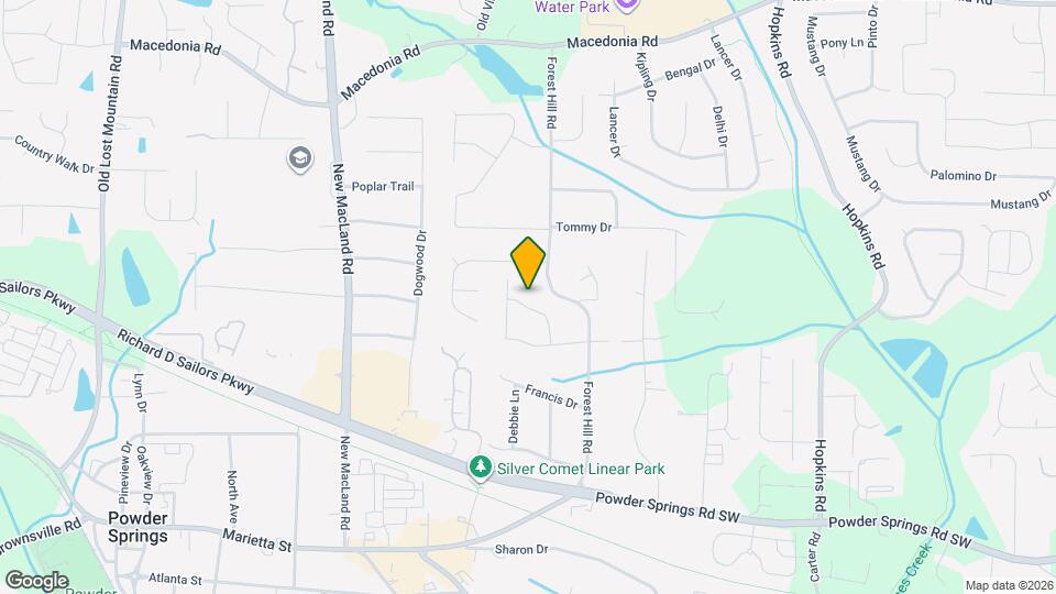 3940 Hubert Dr Map and Location Details