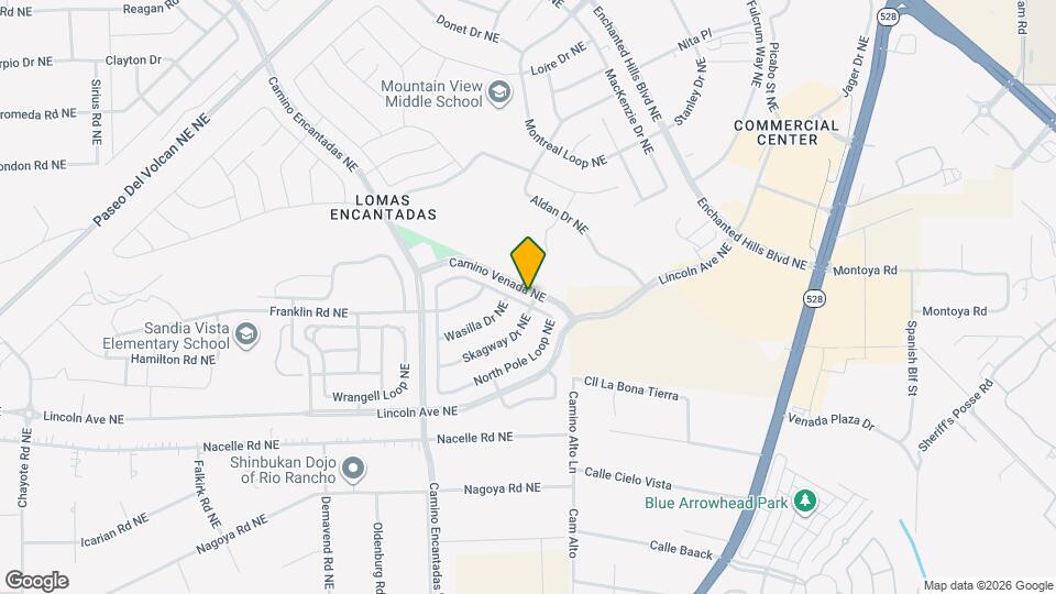 3941 North Pole Loop NE Map and Location Details