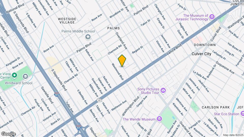 3725 Glendon Ave, Unit 204 Map and Location Details