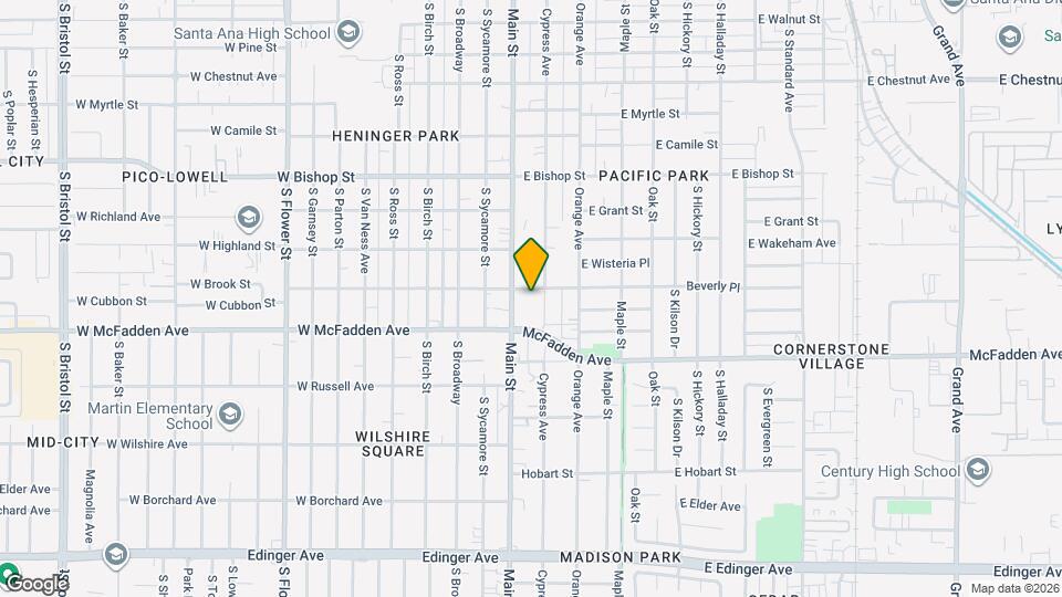 1014 Cypress Ave, Unit 100 Mapa y Detalles de la Ubicación