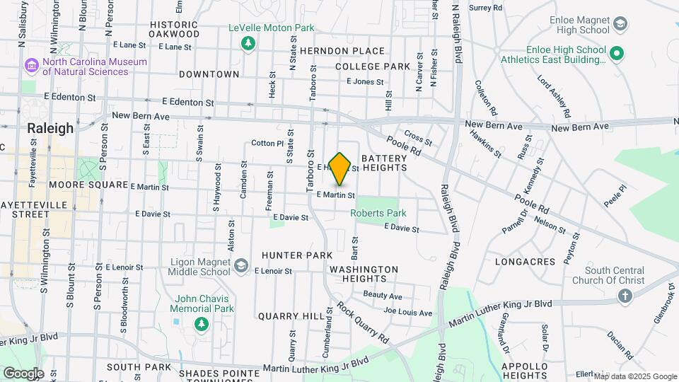 217 S Pettigrew St Mapa y Detalles de la Ubicación