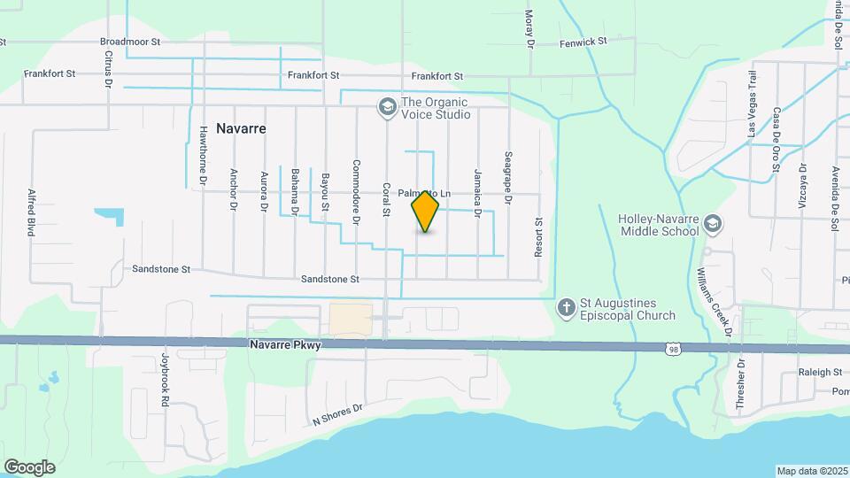 1922 Everglades Dr Map and Location Details