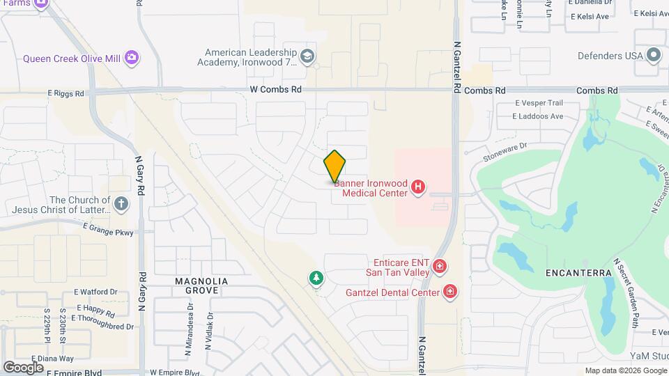 458 W Golden Aspen Dr Mapa y Detalles de la Ubicación