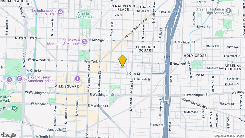223 N New Jersey St Map and Location Details