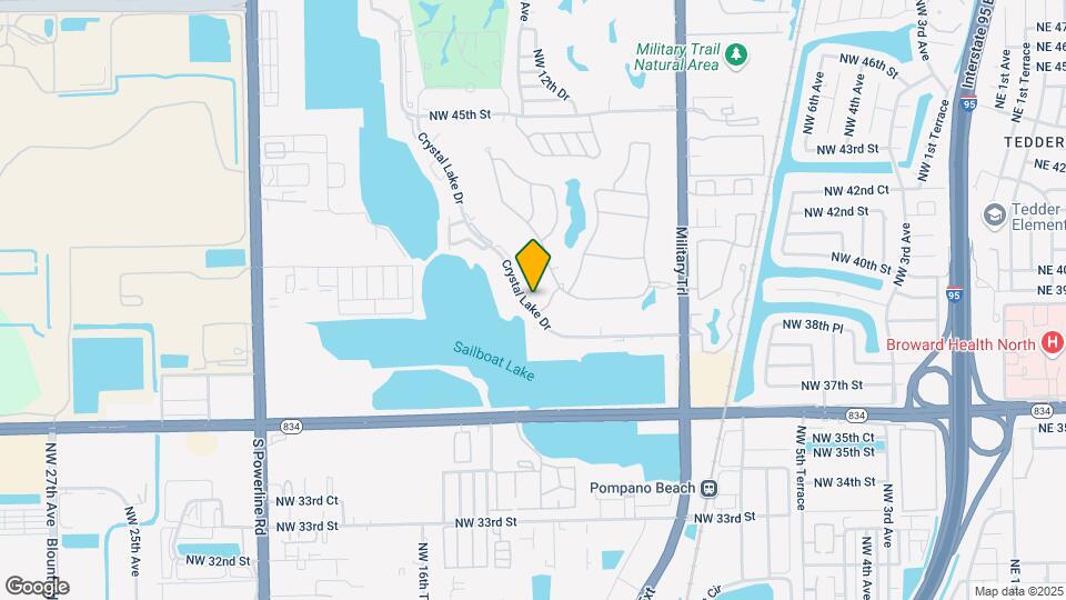 3910 Crystal Lake Dr Map and Location Details