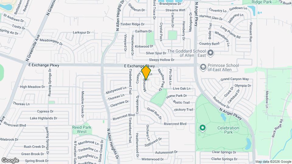 1002 Morningside Ln Map and Location Details