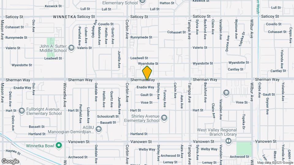 19540 Sherman Way Mapa y Detalles de la Ubicación