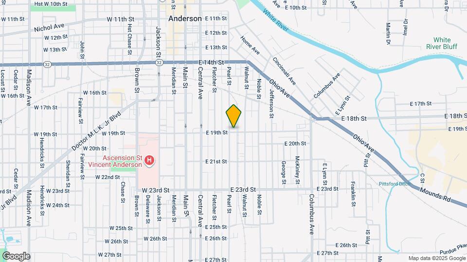 412 E 19th St Map and Location Details