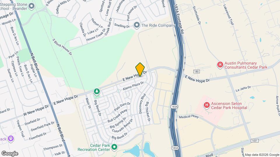 1022 Lost Pines Ln, Unit 1022 Lost Pines Ln Map and Location Details